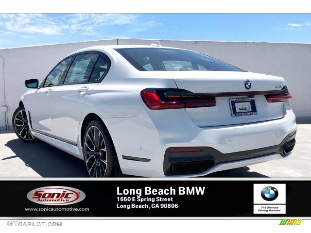 2020 7 Series 740i Sedan - Alpine White / Mocha photo #2