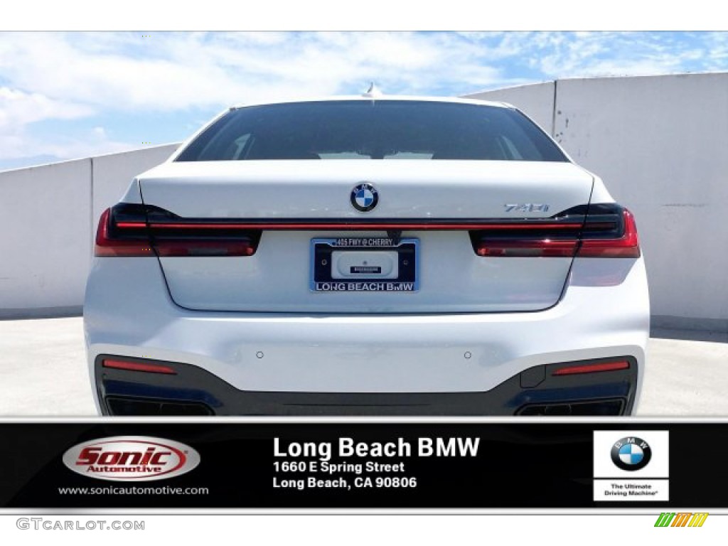 2020 7 Series 740i Sedan - Alpine White / Mocha photo #3