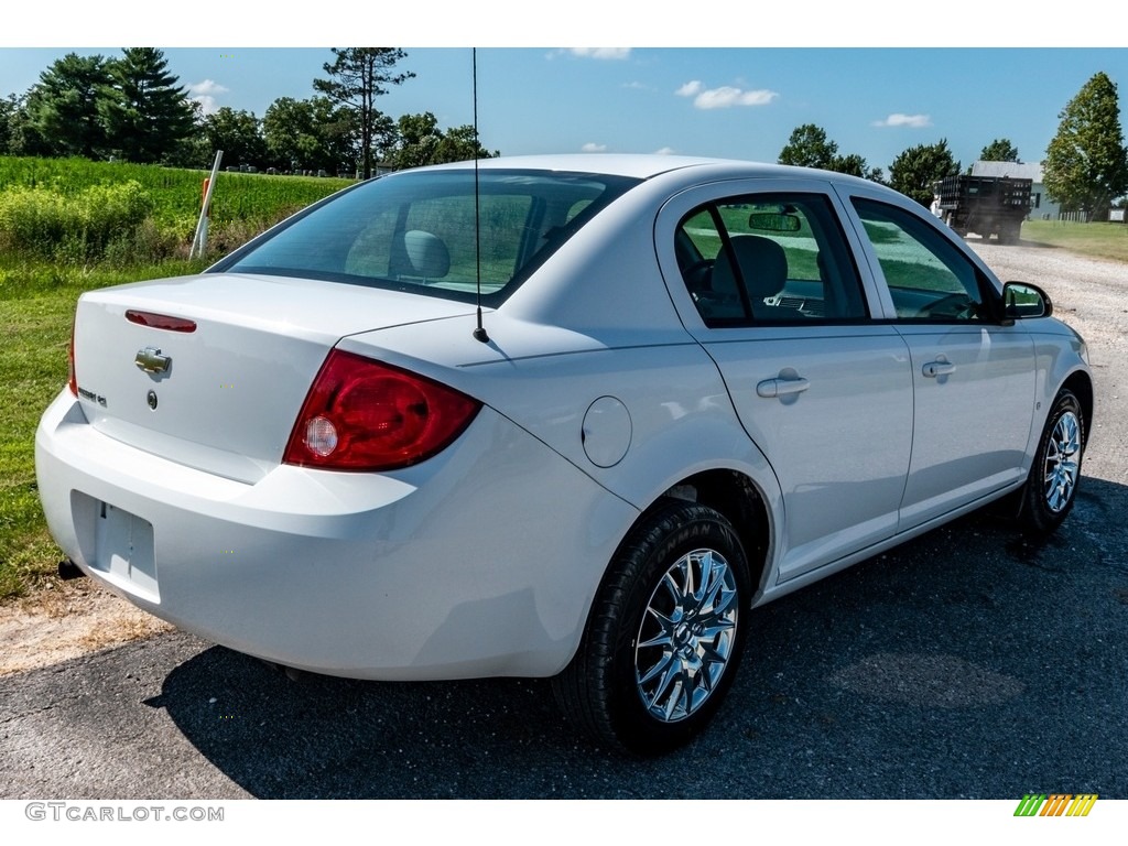 2009 Cobalt LS Sedan - Summit White / Gray photo #4