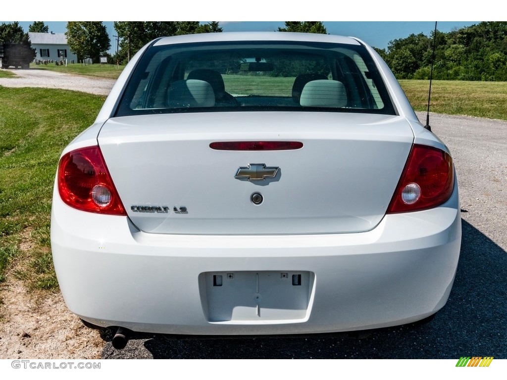 2009 Cobalt LS Sedan - Summit White / Gray photo #5