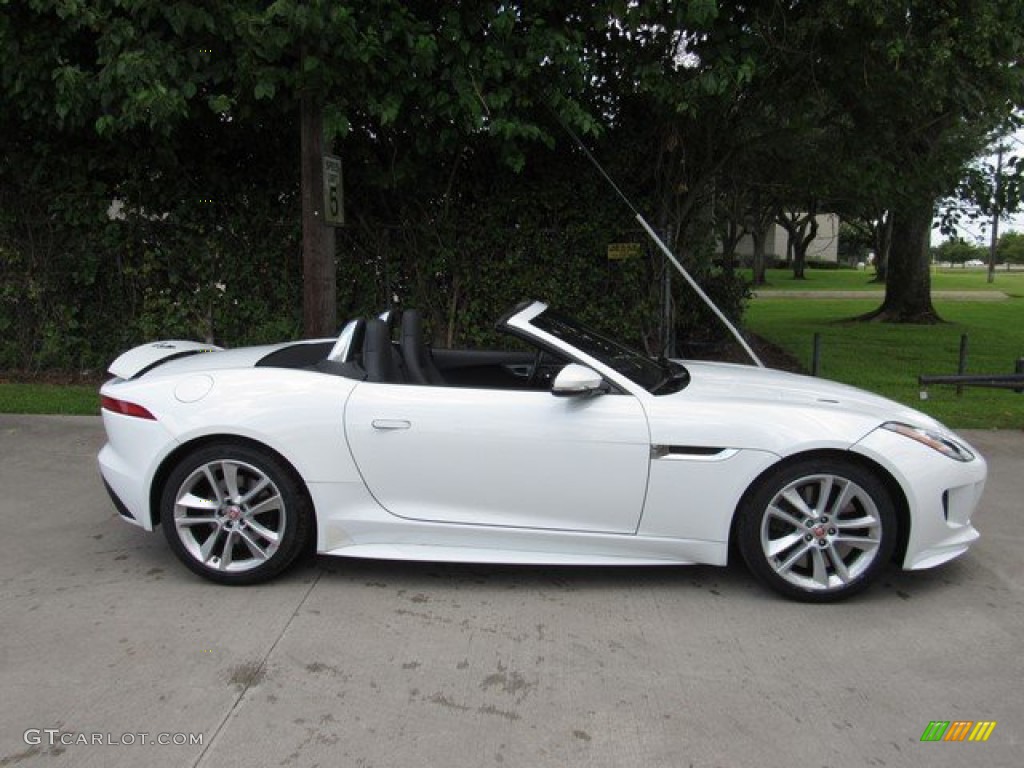 Polaris White 2016 Jaguar F-TYPE S Convertible Exterior Photo #134387669