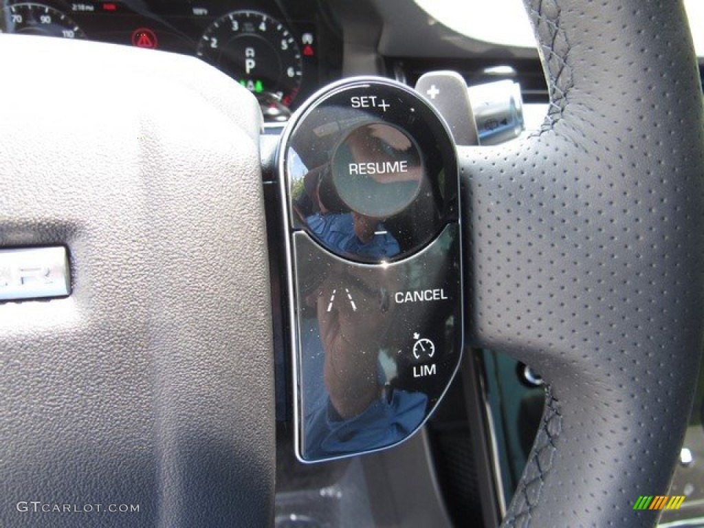 2020 Land Rover Range Rover Evoque S R-Dynamic Eclipse/Ebony Steering Wheel Photo #134388872