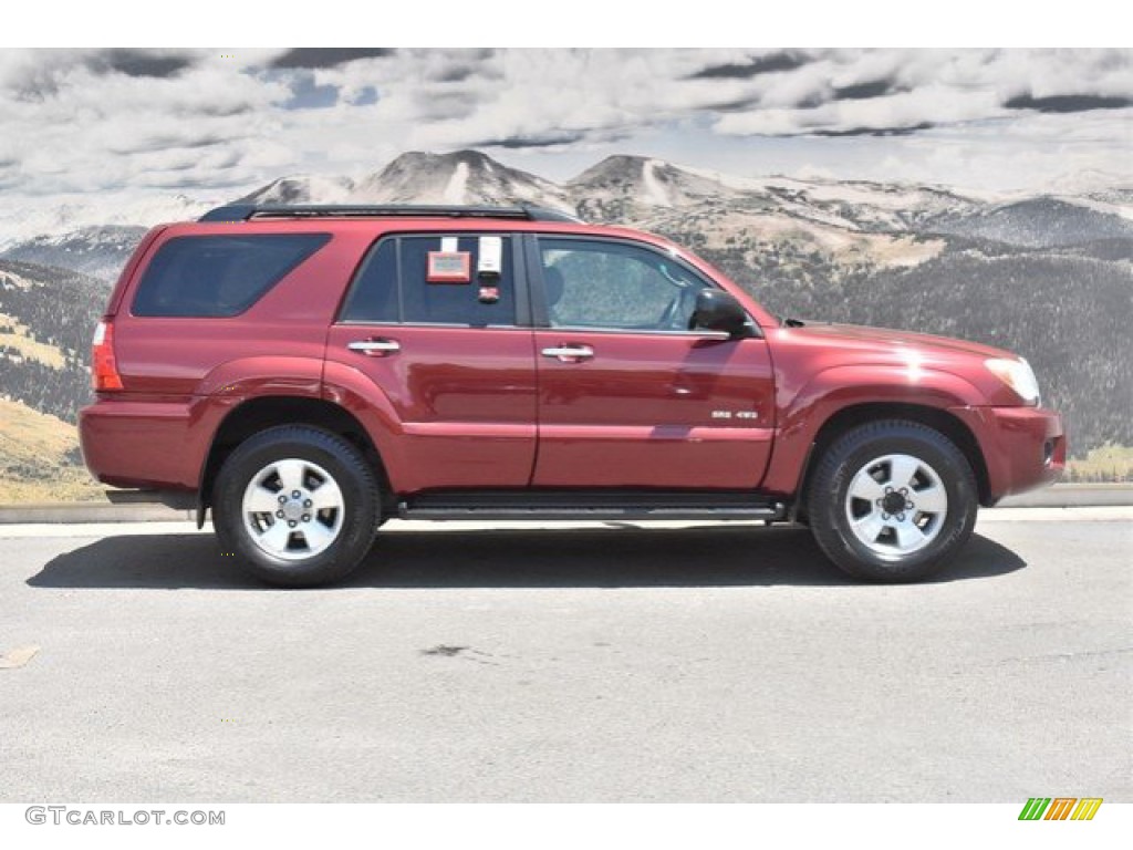 2007 4Runner SR5 4x4 - Salsa Red Pearl / Stone photo #2