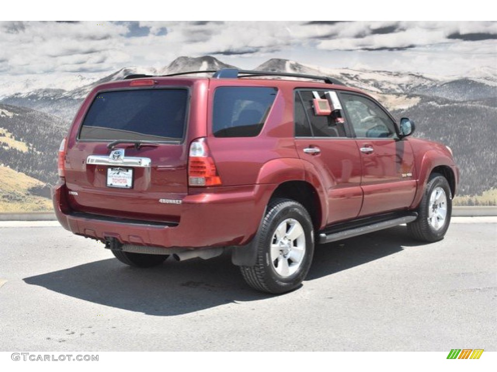 2007 4Runner SR5 4x4 - Salsa Red Pearl / Stone photo #3