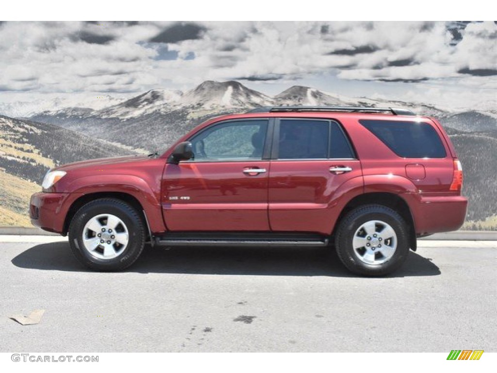 2007 4Runner SR5 4x4 - Salsa Red Pearl / Stone photo #6