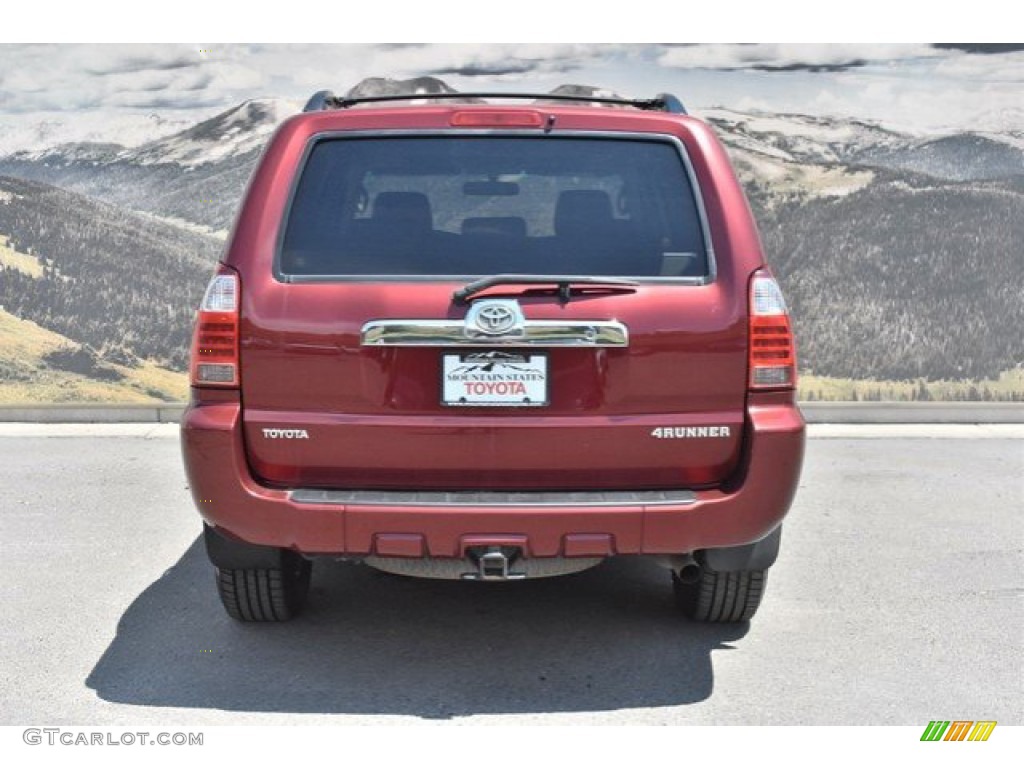 2007 4Runner SR5 4x4 - Salsa Red Pearl / Stone photo #8