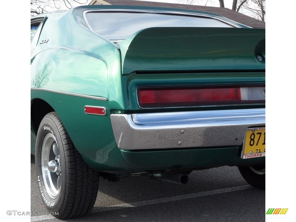 1971 Javelin SST - Brillant Green Poly / Black photo #6