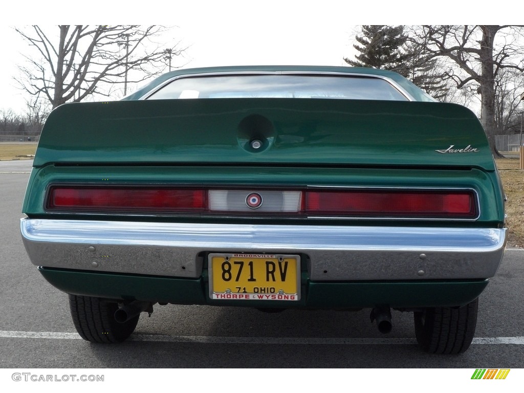 1971 Javelin SST - Brillant Green Poly / Black photo #9