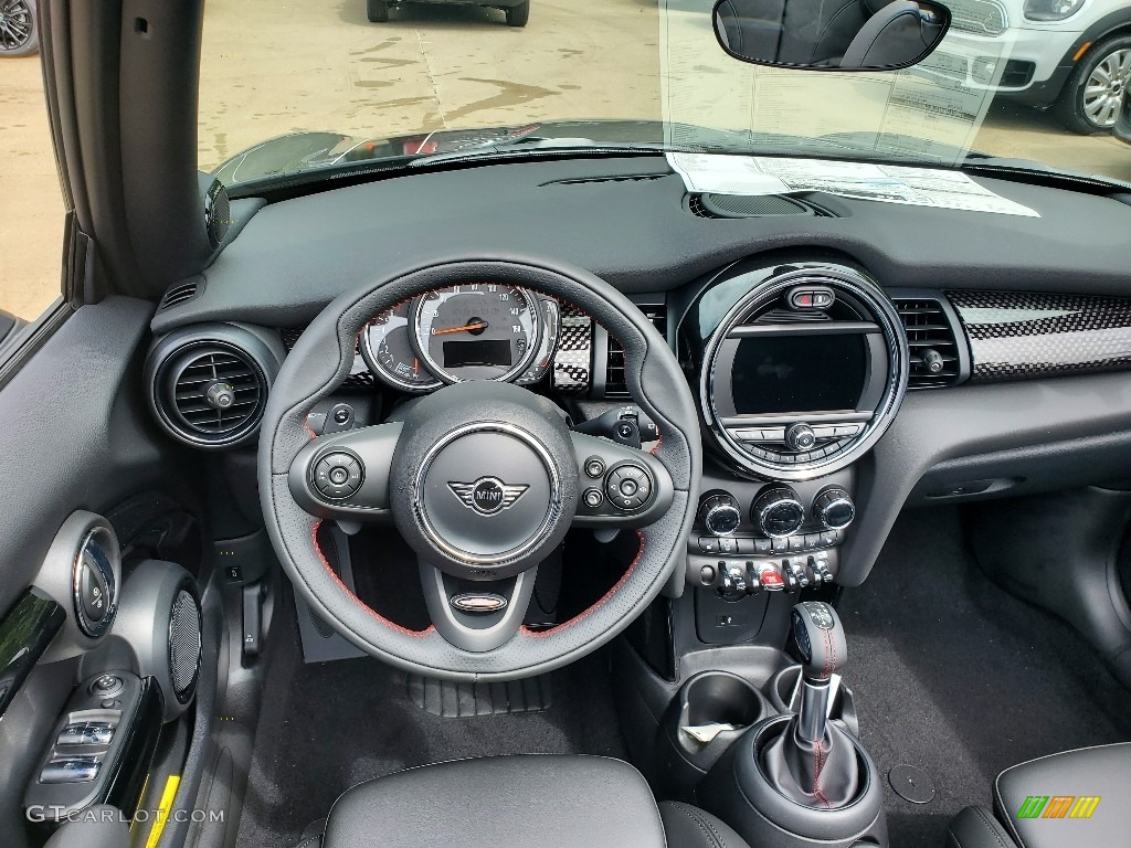 2019 Mini Convertible Cooper S Carbon Black Dashboard Photo #134395612