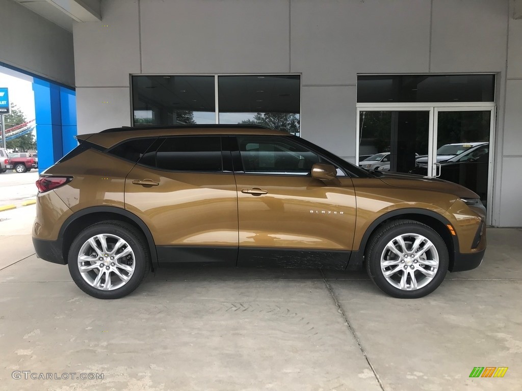 Sunlit Bronze Metallic 2019 Chevrolet Blazer 3.6L Leather Exterior Photo #134397019