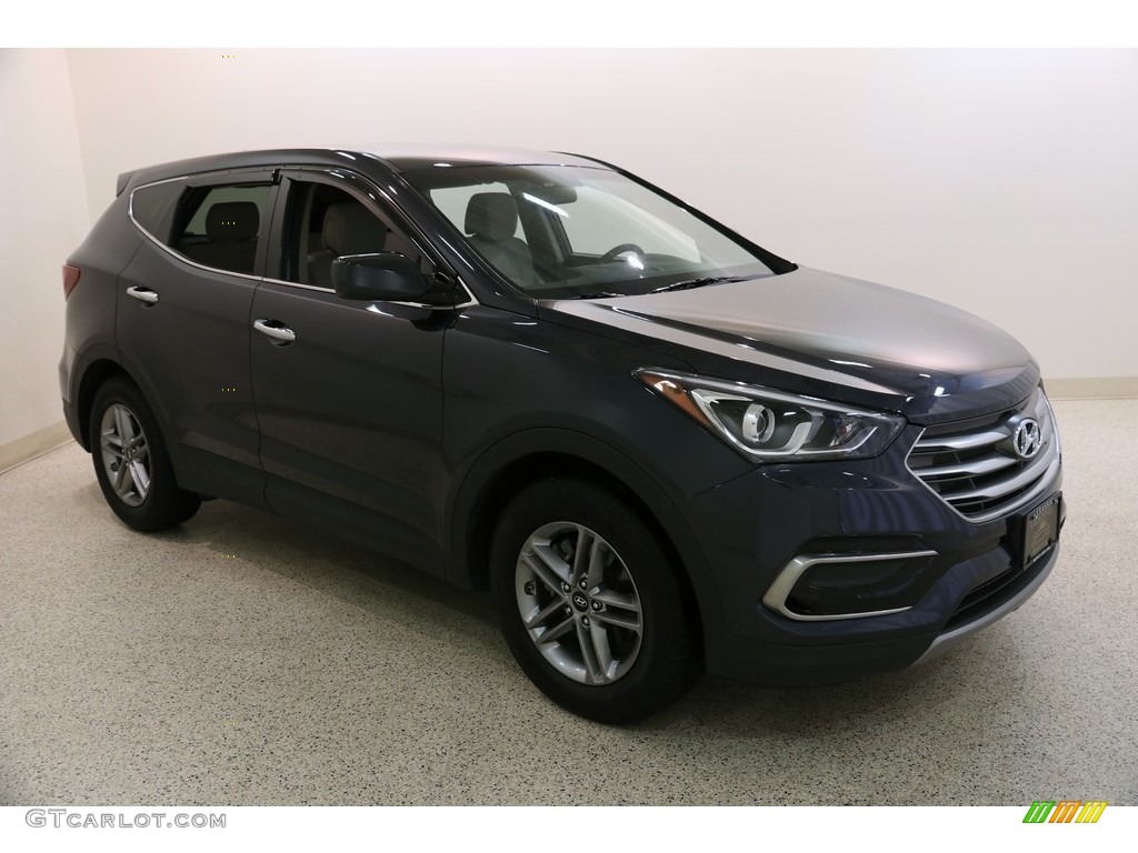 2017 Santa Fe Sport FWD - Marlin Blue / Beige photo #1