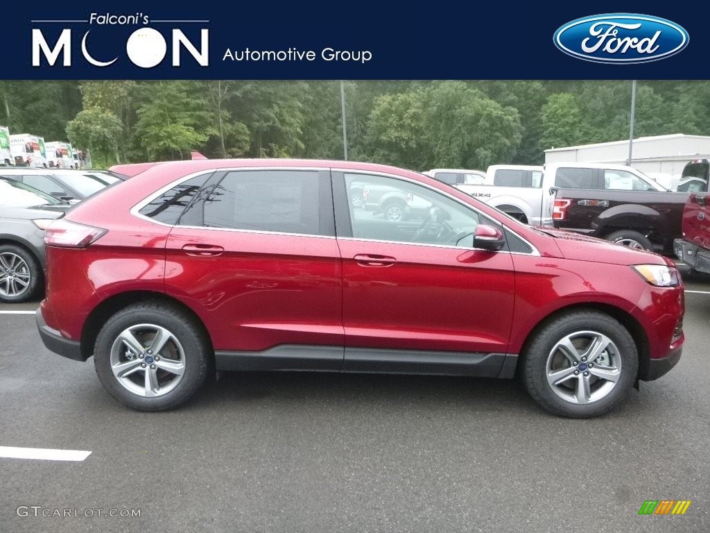 2019 Edge SEL AWD - Ruby Red / Ebony photo #1