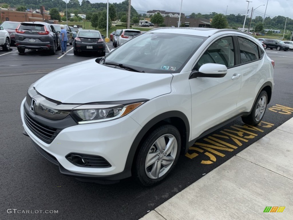 2019 HR-V EX AWD - Platinum White Pearl / Gray photo #4