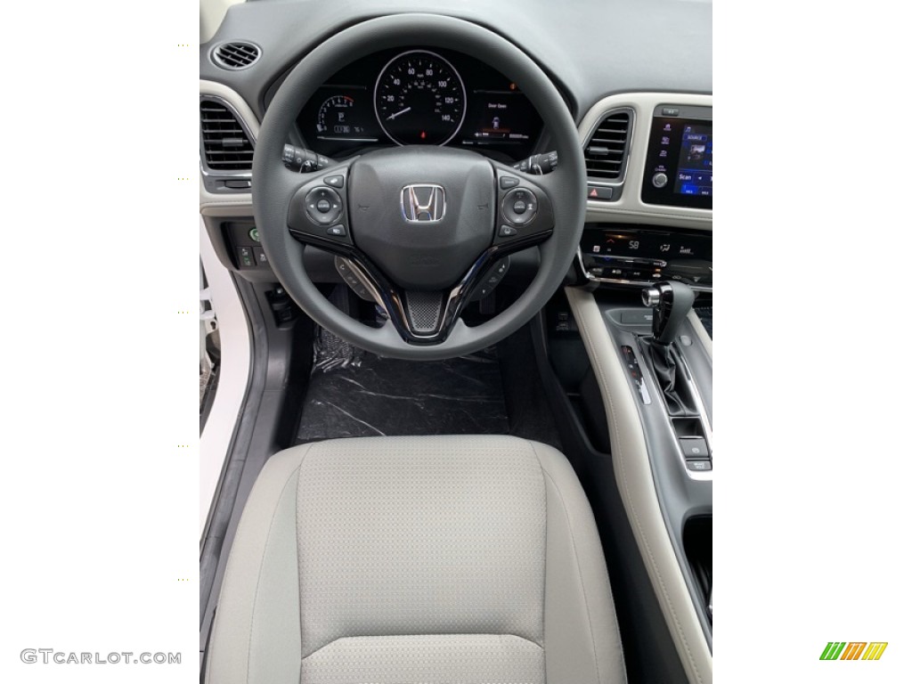 2019 HR-V EX AWD - Platinum White Pearl / Gray photo #13