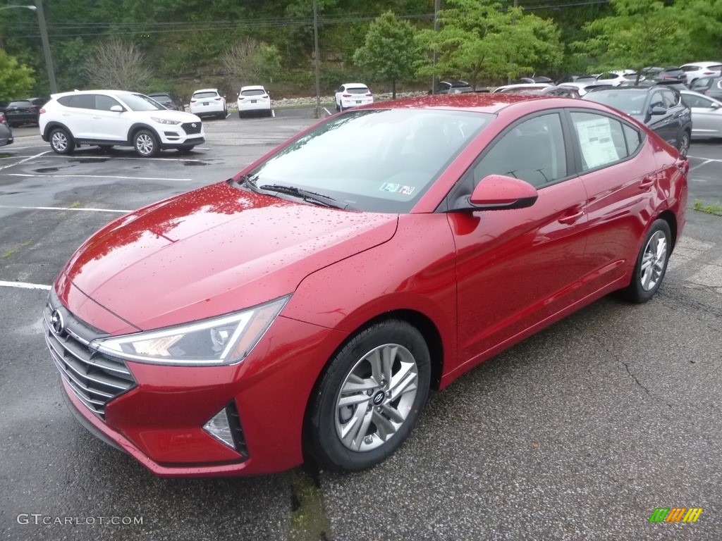 Scarlet Red Pearl 2020 Hyundai Elantra SEL Exterior Photo #134398984