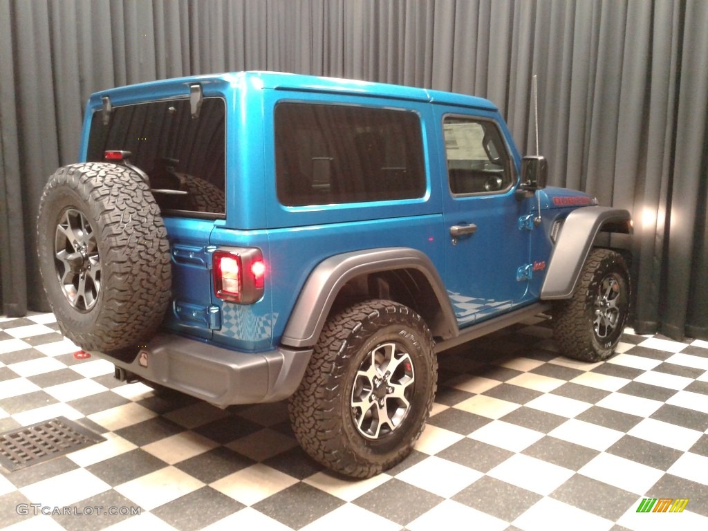 2019 Wrangler Rubicon 4x4 - Bikini Pearl / Black photo #6