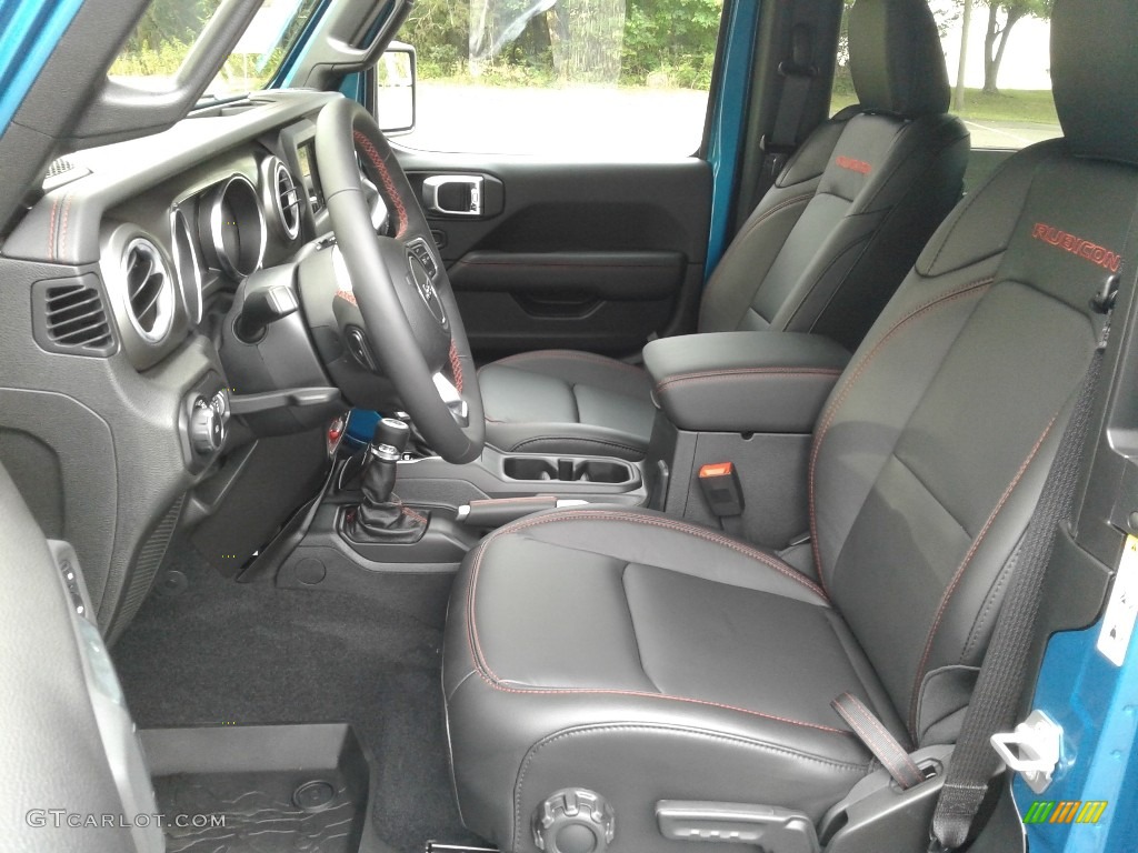 Black Interior 2019 Jeep Wrangler Rubicon 4x4 Photo #134401408