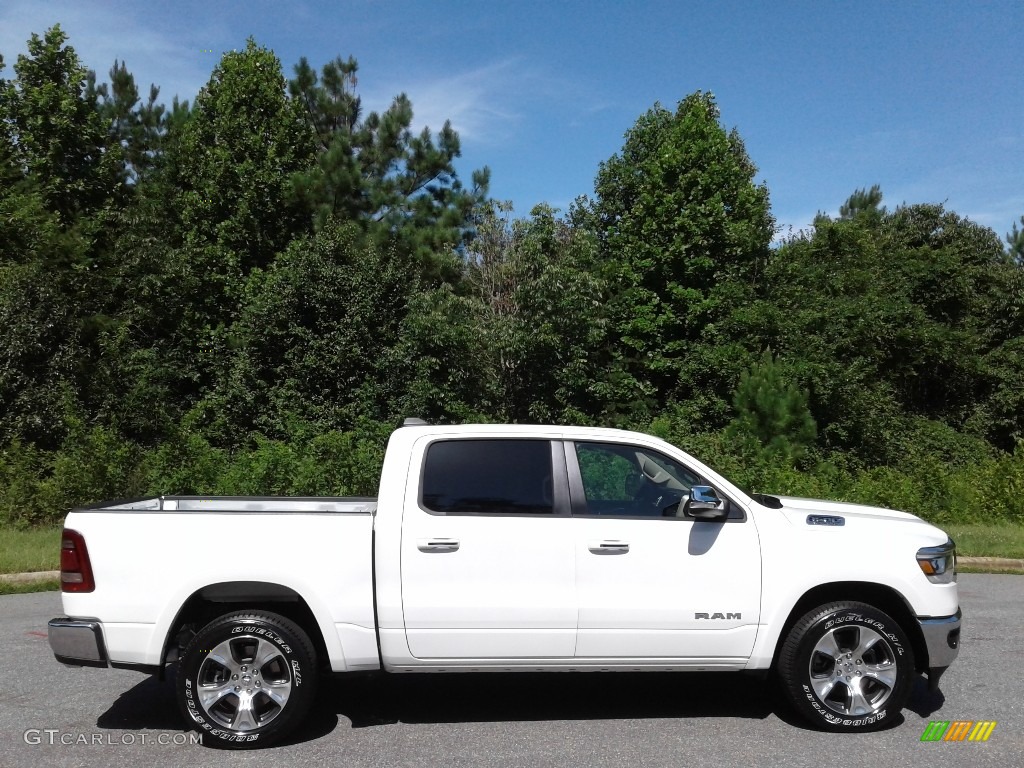 2019 1500 Laramie Crew Cab 4x4 - Ivory Tri–Coat / Black photo #5