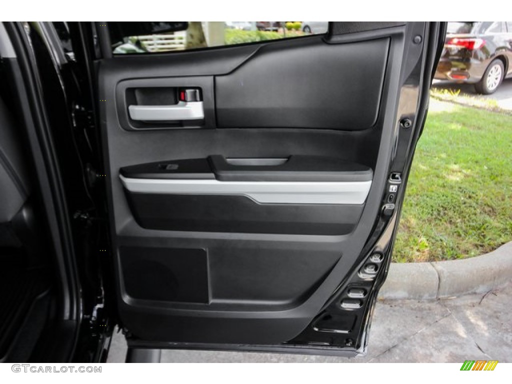 2019 Toyota Tundra TSS Off Road Double Cab Black Door Panel Photo #134402863