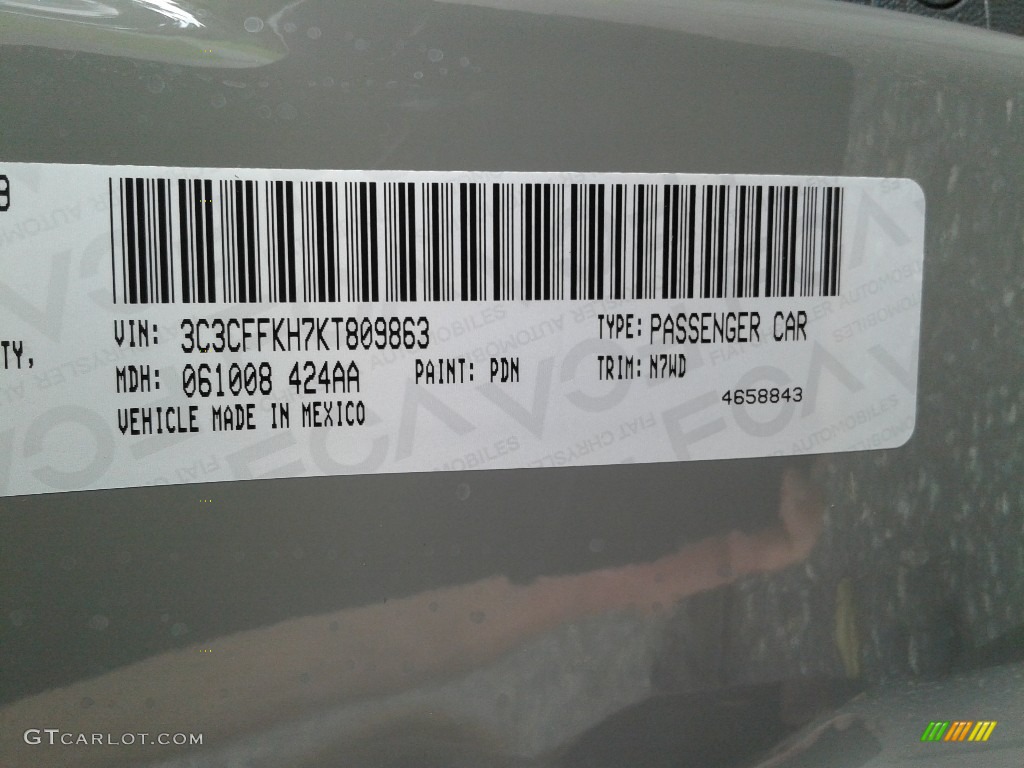 2019 500 Color Code PDM for Colosseo Gray Photo #134403469