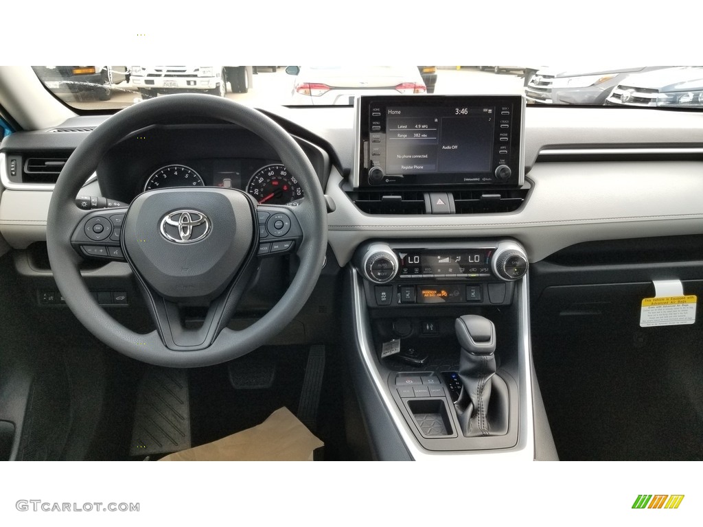 2019 Toyota RAV4 XLE Light Gray Dashboard Photo #134405430