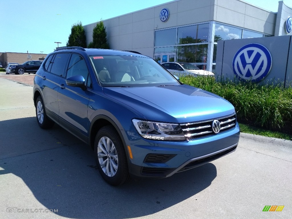 Blue Silk Metallic 2019 Volkswagen Tiguan S 4MOTION Exterior Photo #134405637