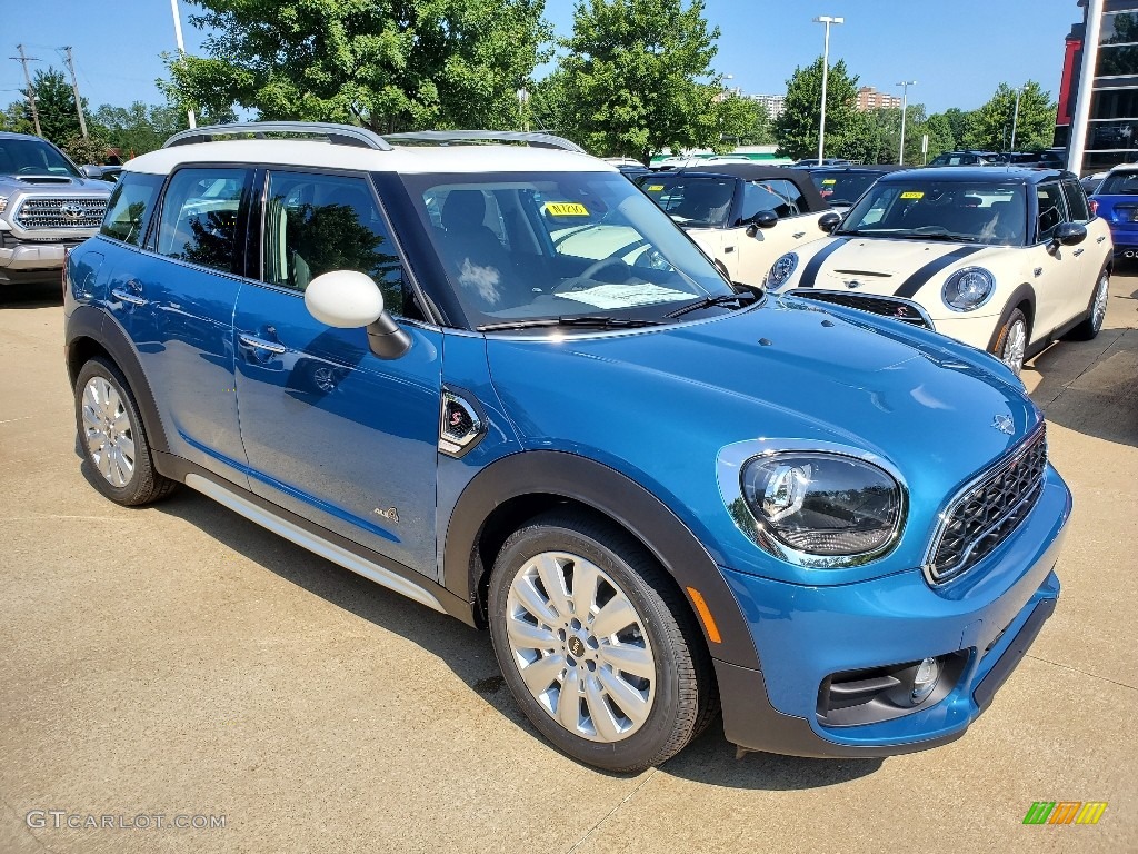 2019 Countryman Cooper S All4 - Island Blue / Carbon Black photo #1