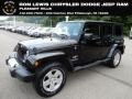 Black 2008 Jeep Wrangler Unlimited Sahara 4x4