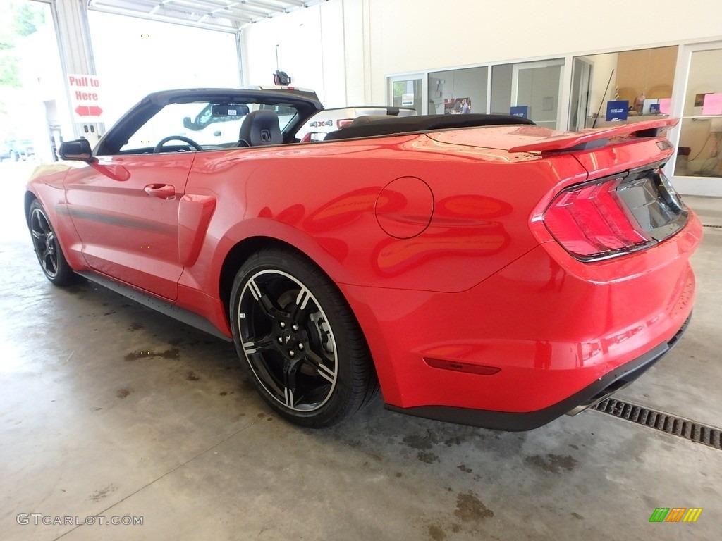 2019 Mustang California Special Convertible - Race Red / Ebony w/Miko Suede and Red Accent Stitching photo #4