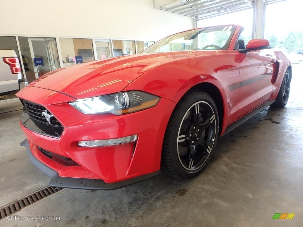 2019 Mustang California Special Convertible - Race Red / Ebony w/Miko Suede and Red Accent Stitching photo #5