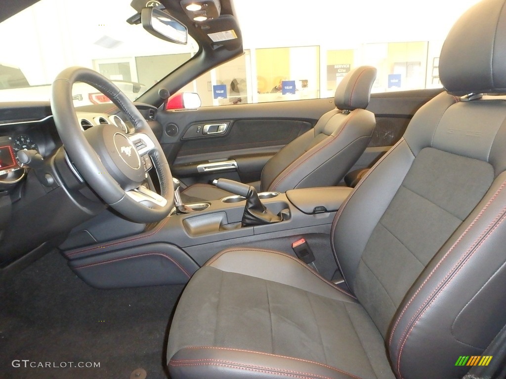 2019 Mustang California Special Convertible - Race Red / Ebony w/Miko Suede and Red Accent Stitching photo #7