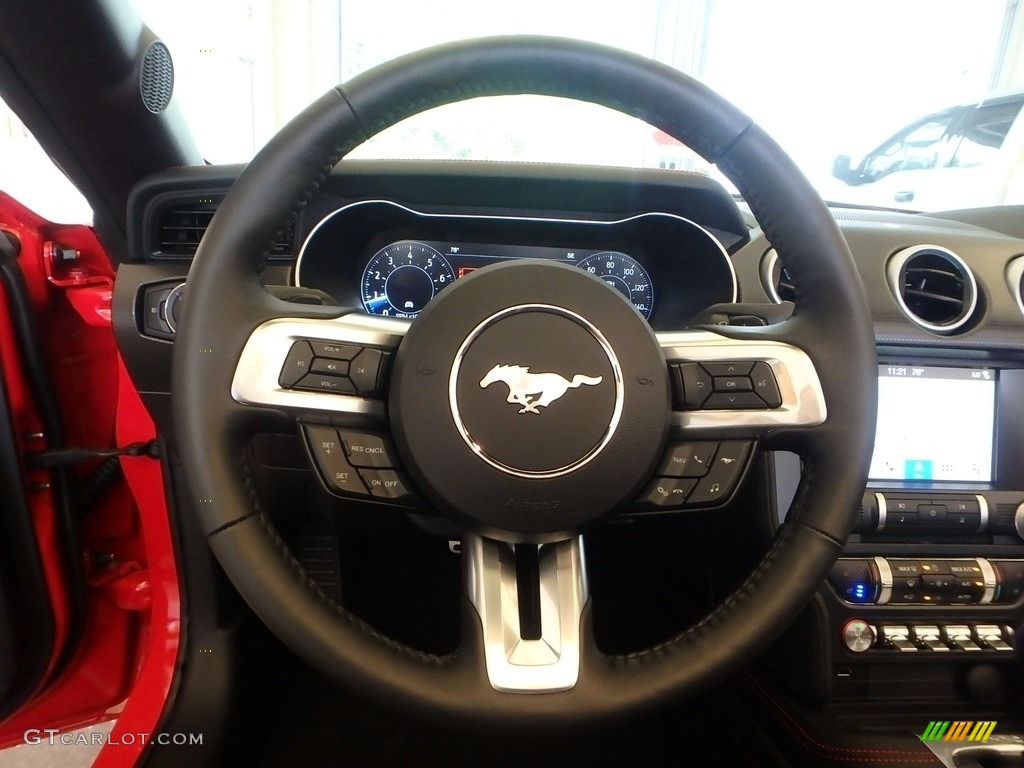 2019 Mustang California Special Convertible - Race Red / Ebony w/Miko Suede and Red Accent Stitching photo #14