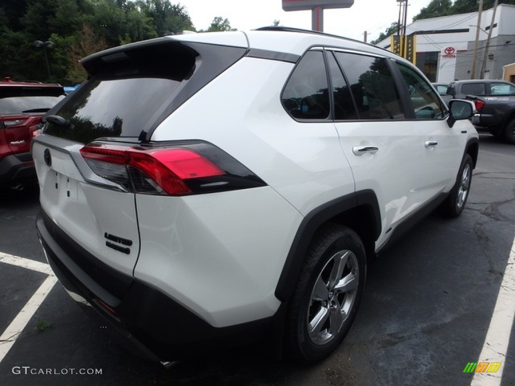 2019 RAV4 Limited AWD Hybrid - Blizzard White Pearl / Black photo #2