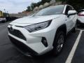 Blizzard White Pearl 2019 Toyota RAV4 Limited AWD Hybrid Exterior