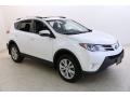 Blizzard White Pearl 2013 Toyota RAV4 Limited AWD