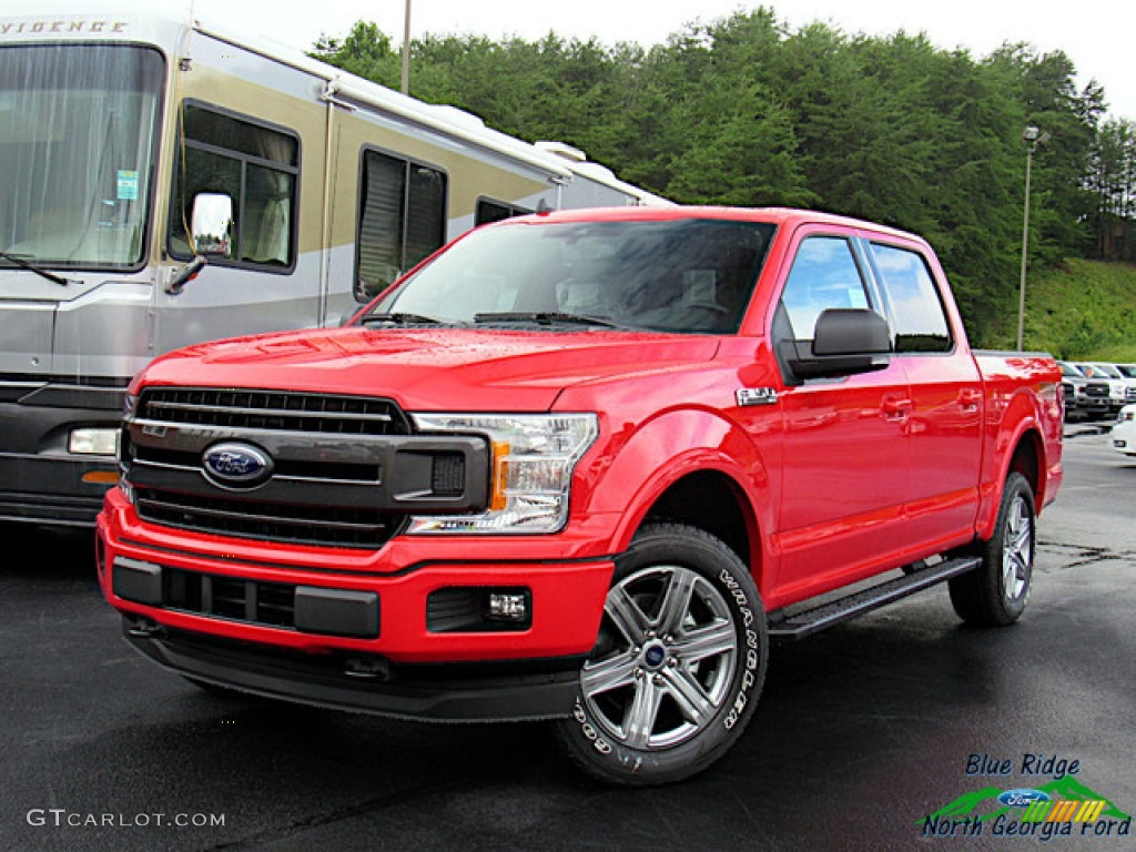 2019 F150 XLT SuperCrew 4x4 - Race Red / Black photo #1