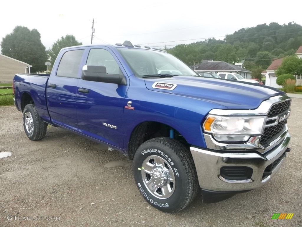 Blue Streak Pearl 2019 Ram 2500 Tradesman Crew Cab 4x4 Exterior Photo #134413668