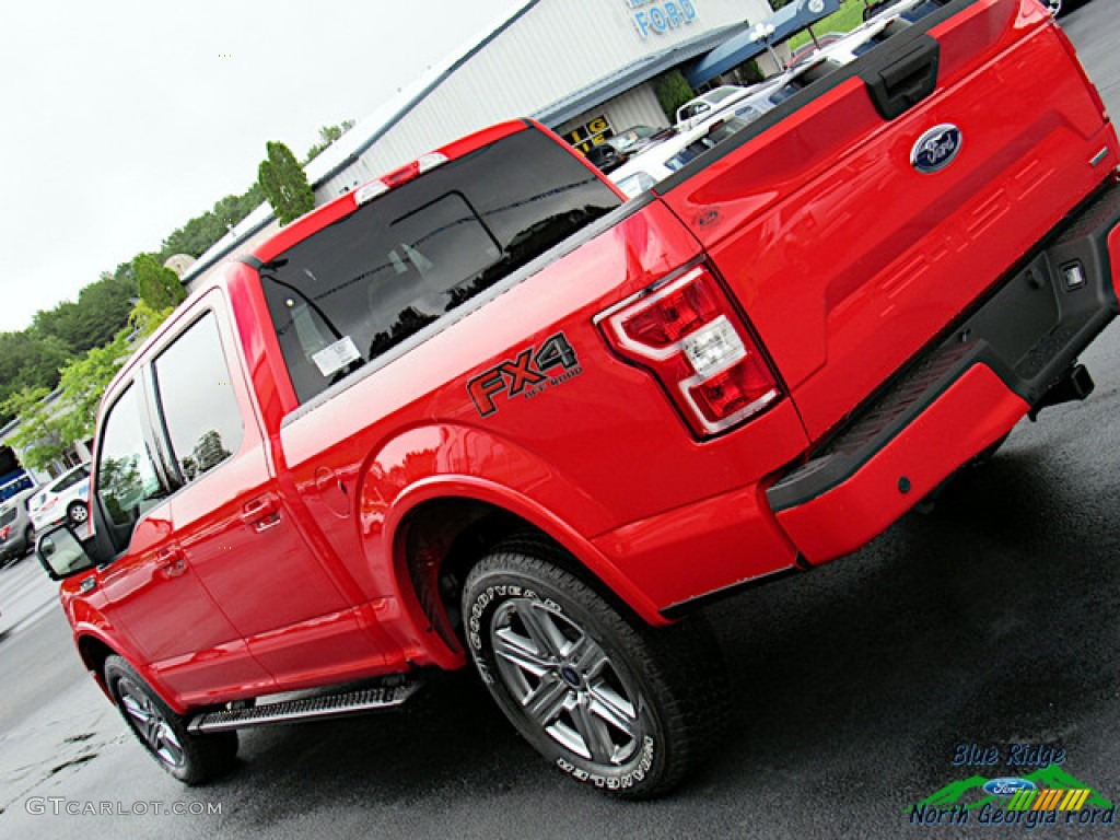 2019 F150 XLT SuperCrew 4x4 - Race Red / Black photo #37