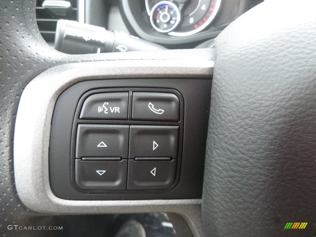 2019 Ram 2500 Tradesman Crew Cab 4x4 Black Steering Wheel Photo #134413983