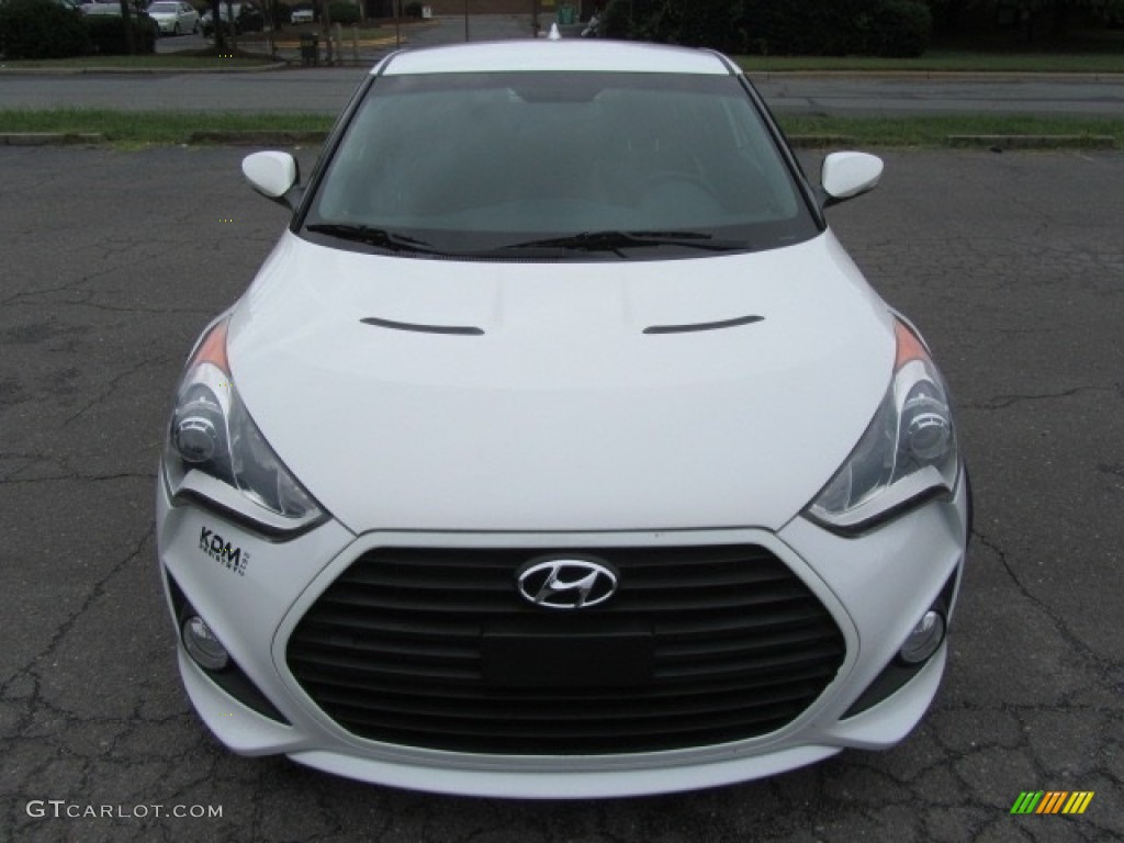 2013 Veloster Turbo - Elite White Pearl / Black photo #5