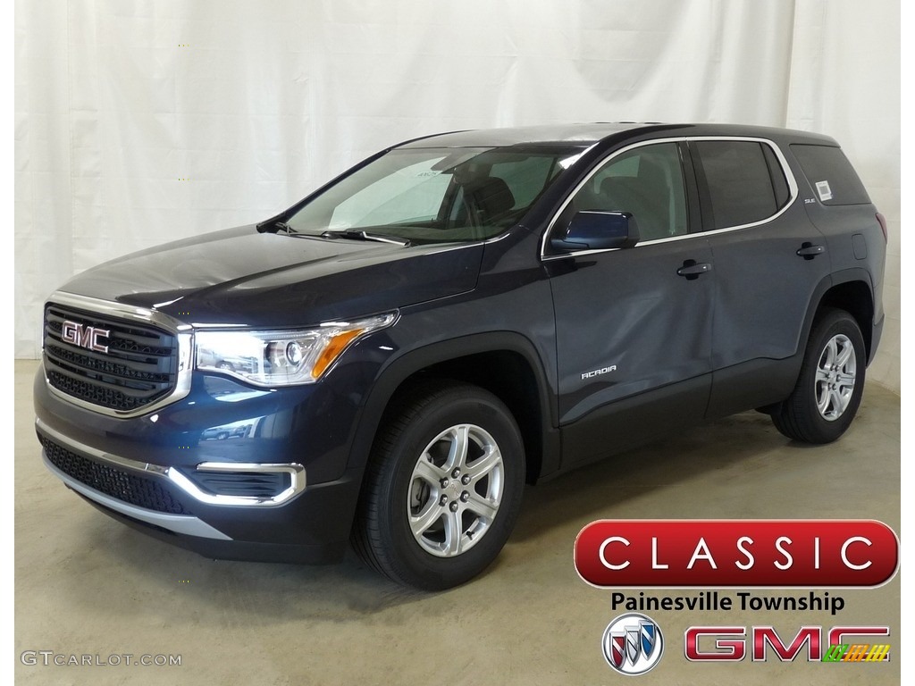 2019 Acadia SLE AWD - Blue Steel Metallic / Jet Black photo #1