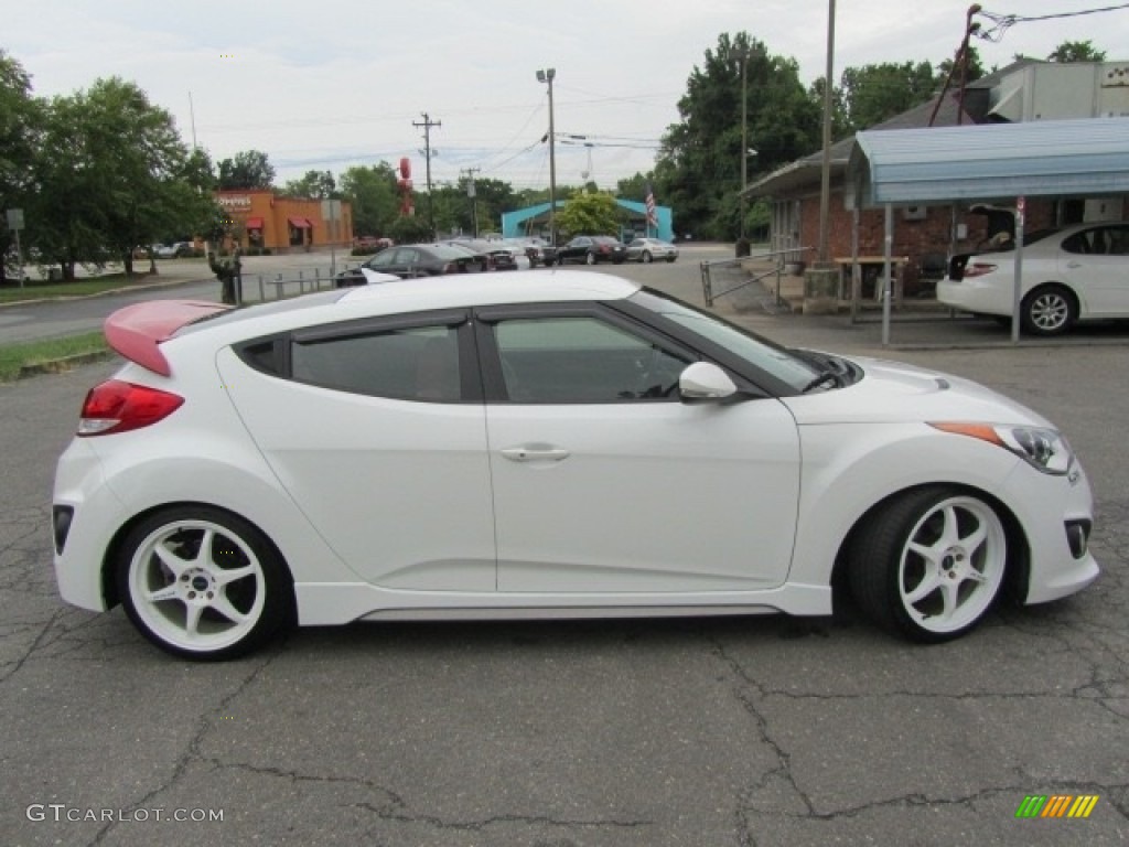 2013 Veloster Turbo - Elite White Pearl / Black photo #11