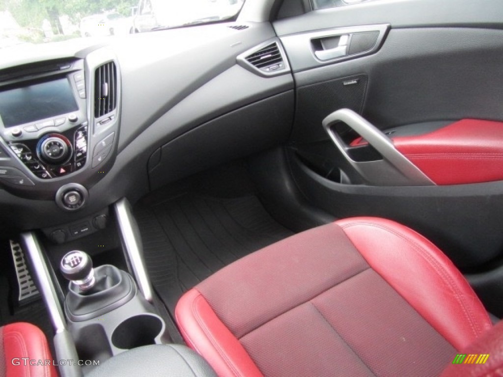 2013 Veloster Turbo - Elite White Pearl / Black photo #14