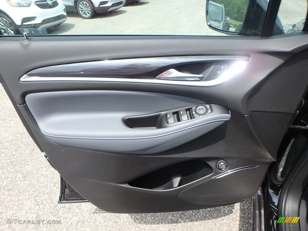 2020 Buick Enclave Essence AWD Dark Galvinized/Ebony Door Panel Photo #134417607