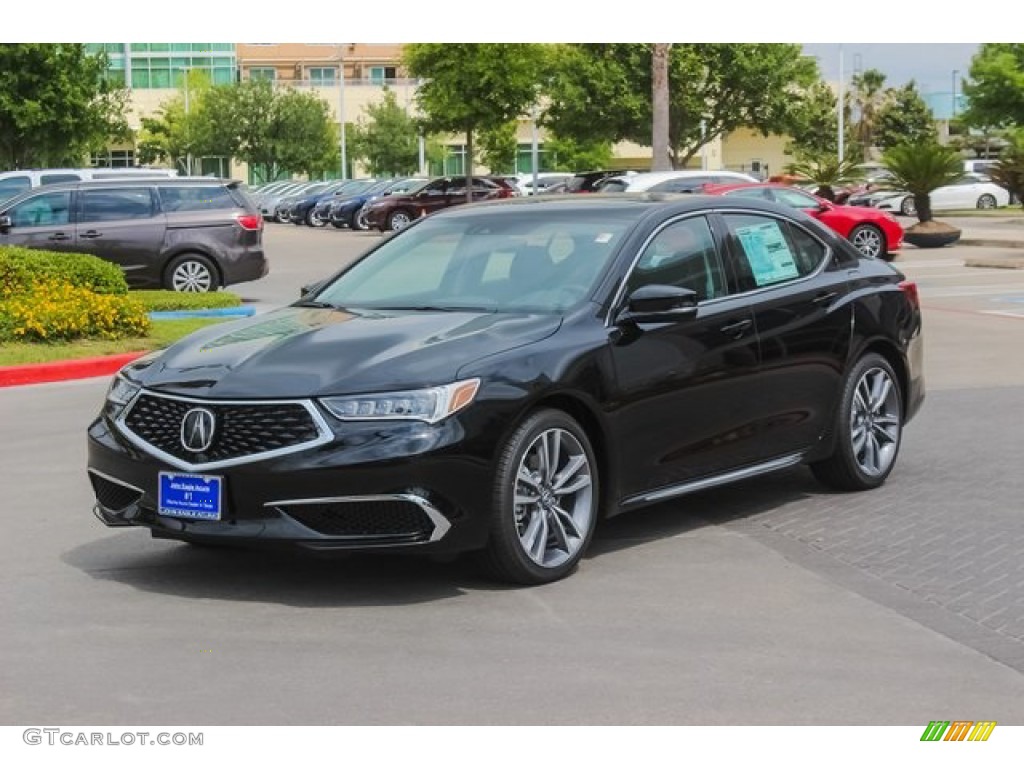 Majestic Black Pearl 2020 Acura TLX V6 Technology Sedan Exterior Photo #134418729