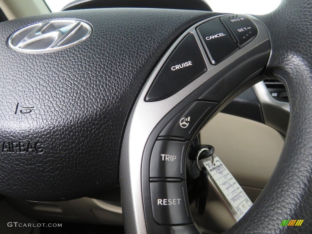 2015 Elantra GT  - Windy Sea Blue / Beige photo #33