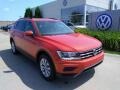 Habanero Orange Metallic 2019 Volkswagen Tiguan SE 4MOTION