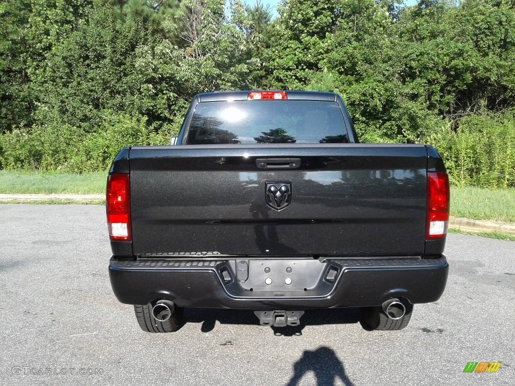 2018 1500 Express Quad Cab - Brilliant Black Crystal Pearl / Black/Diesel Gray photo #7