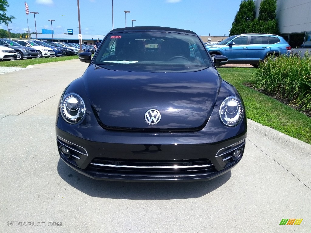 Deep Black Pearl 2019 Volkswagen Beetle SE Convertible Exterior Photo #134420670