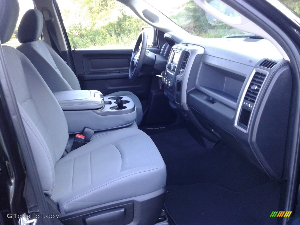 2018 1500 Express Quad Cab - Brilliant Black Crystal Pearl / Black/Diesel Gray photo #14